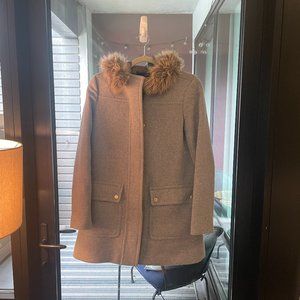 J.Crew Grey Vail Parka, Size 2